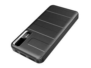 10000mah בנק כוח מטען נייד עם 4 יציאות חוט ציור תהליך עיצוב עמיד למים-עבור iPhone עבור טעינה של Samsung - Product Image 3