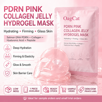 Masque facial au collagène OEM/ODM, masque en feuille coréen en hydrogel PDRN, masque facial en gel biocellulaire au saumon, produits de soin de la peau coréens