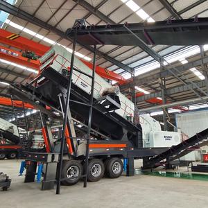 Trituradora de Impacto Móvil sobre Neumáticos, Estación Móvil para Trituración de Roca, Concreto y Mineral, para Minería de Agregados en Canteras, para Ingeniería de Construcción - Product Image 6