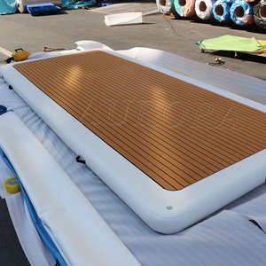 Plataforma <span class=keywords><strong>de</strong></span> muelle flotante inflable <span class=keywords><strong>para</strong></span> exteriores, muelle flotante <span class=keywords><strong>para</strong></span> deportes acuáticos <span class=keywords><strong>para</strong></span> Lago, equipo <span class=keywords><strong>de</strong></span> juego acuático, Isla Flotante inflable - Product Image 3