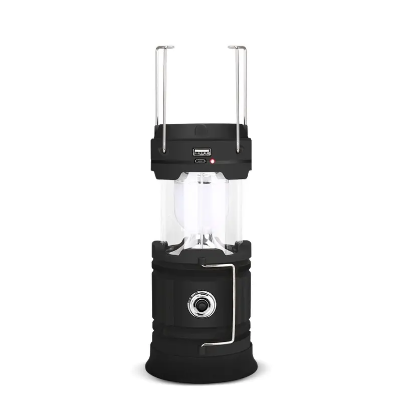 Led Camping Lantern Rechargeable For Mobile Phone Charging Solar Camping Lamp