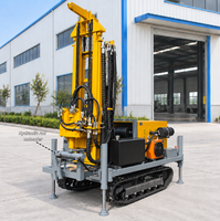 Usine Chinoise Foreuse Portable de Puits d’Eau 260m 74kW Machine de Forage de Puits d’Eau avec Trépans et Tiges
