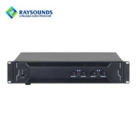Amplificateur de puissance professionnel 2 canaux 150W x 2 8 Ohm 2U pour montage en rack, amplificateur audio pour système PA, usine OEM
