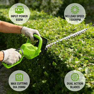 <span class=keywords><strong>Cortasetos</strong></span> eléctrico Vertak, cortador de arbustos de hoja afilada de 610mm, herramienta eficiente de paisajismo de jardín para recortes de arbustos de setos - Product Image 5