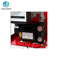 Pompe de transfert de carburant diesel 12V DC 24V avec débitmètre et buse 550W Débit de 60-70 L/min pour distributeur de carburant mobile