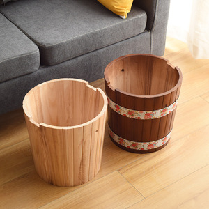 Barril de madera para fumigación y almacenamiento, mini barrica de madera, embalaje para equipos de belleza, material de madera, diseño abierto - Product Image 1