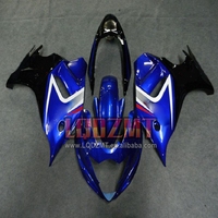 Kit carrosserie pour SUZUKI KATANA GSXF 650 GSX 650F GSX650F 08 09 10 11 129No.38 bleu stock GSXF650 GSXF-650 2012 2013 2014 Carénages