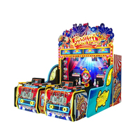 Machine d'arcade de tir à monnayeur très populaire, avec éclairage coloré, pour enfants et familles, en vente