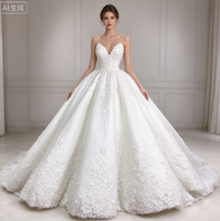 Robes de mariée en dentelle personnalisées 2026, sexy, à fines bretelles, avec laçage, grandes tailles, Vestido De Novia