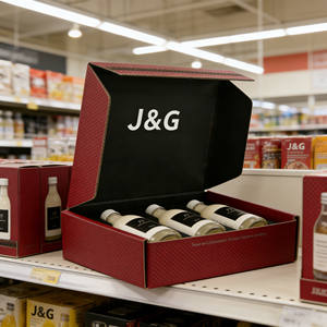 Caja de Envío Personalizada para Bebidas con Cierre de Cremallera y Tira Desprendible, Color Personalizado - Product Image 2