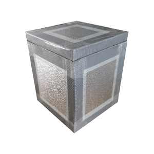 Boîte de stockage thermique en carton ondulé, isolée avec feuille d'aluminium et <span class=keywords><strong>polystyrène</strong></span>, pour l'emballage et l'expédition de denrées alimentaires chaudes ou froides - Product Image 5