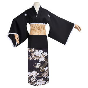 ชุดคอสเพลย์ฮาโลวีน นักแสดงหญิง จุนโกะ คินุตะ ชุดกิโมโนสีดำ HORR-016 - Product Image 1