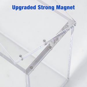 Présentoir en acrylique transparent personnalisé de qualité supérieure, boîte d'appoint de 30 cartes Pokémon japonaises avec couvercle coulissant magnétique - Product Image 5