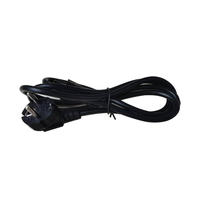 1,5M zwarte EU-voedingskabel van koper voor laptop, desktopcomputer & tablet met 36W/45W output