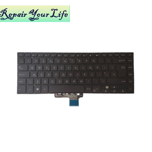 คีย์บอร์ดแล็ปท็อปเรืองแสงของสหรัฐสำหรับ <span class=keywords><strong>Asus</strong></span> VivoBook 15 X510 <span class=keywords><strong>X510UA</strong></span> X510UQ F510UA S510 X510UR X510UN แป้นพิมพ์0KNB0-4626US00 X510UF - Product Image 1