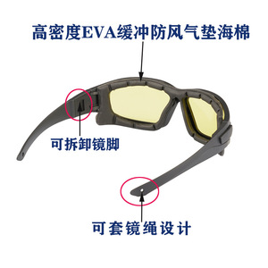 Polarized Cycling Sunglasses Full Rim Windproof <b>Adjustable</b> <b>Strap</b> Multi Functional Outdoor Sports Eyewear - Product Image 3