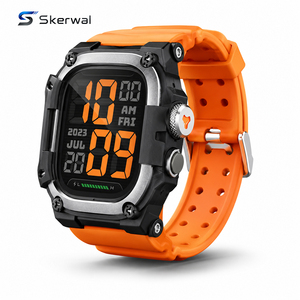 Custodia e Cinturino Integrati Skerwal Robusti ed Eleganti in TPU per Protezione Completa Compatibili con <span class=keywords><strong>Apple</strong></span> <span class=keywords><strong>Watch</strong></span> <span class=keywords><strong>Ultra</strong></span> 1/2/3 - Product Image 1