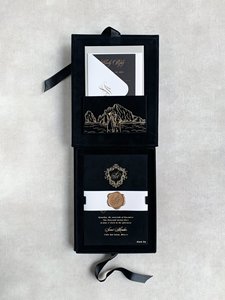 Bộ thiệp mời cưới/sinh nhật sang trọng, thanh lịch, làm từ chất liệu acrylic trong suốt, hộp quà nhung, chất liệu giấy bền chắc. - Product Image 3