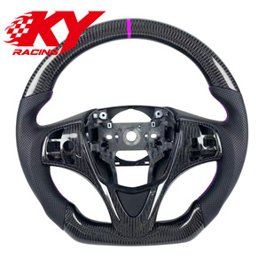 พวงมาลัยรถยนต์สำหรับ Acura RDX TLX ZDX TXL ILX ภายในรถปรับแต่งสไตล์สปอร์ตคาร์บอนไฟเบอร์ - Product Image 4