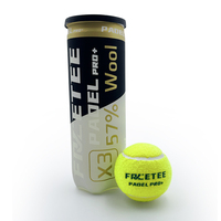 FRCETEE Fabricant Professionnel Nouvelle Arrivée Balle de Padel en Feutre de Laine Haute Qualité Durable avec Logo Personnalisé Pro Pression Portable