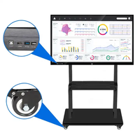 Televisor de ordenador con pantalla táctil todo en uno inteligente interactivo LED de 55 pulgadas para enseñanza educativa para bebés, Escuela de plástico hecha para niños