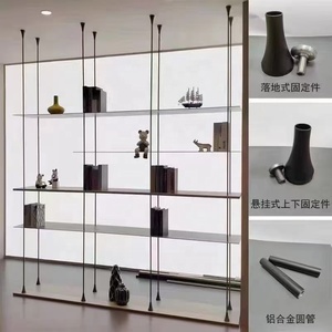 Nổi tường kệ lưu trữ mở tủ kệ sách đơn vị với khung kim loại - Product Image 4