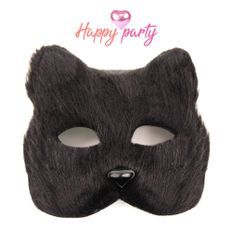 Parrucca maschera festa festa festa nera - Product Image 1