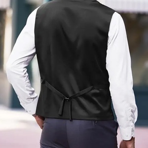 Men Business <b>Suits</b> Italian Solid Color Single-breasted Lapel <b>Buttons</b> Windproof Breathable All Season Daily Wear Good Quality - Product Image 3