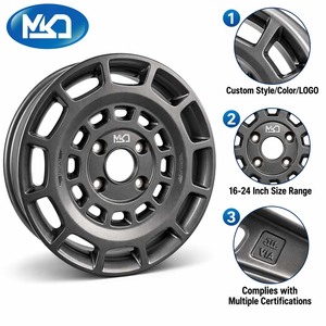 Rines de Aleación Forjada MSD de Alto Rendimiento para Vehículos Todoterreno, Cóncavos, Cromados, Forjados a 12000 Toneladas, 17 Pulgadas, 6x139.7 - Product Image 1