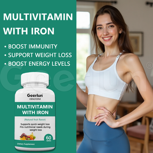 Großhandel Hochwirksame Eisen-Multivitamin-Kautabletten Nahrungsergänzungsmittel zur Steigerung des Energieniveaus <span class=keywords><strong>Vitamin</strong></span>-Tabletten für Erwachsene - Product Image 4