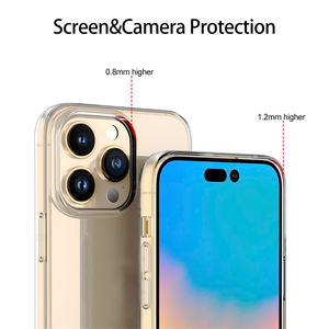 Funda de teléfono transparente original de 2,0mm TPU para iPhone 16/16 Pro/16 <span class=keywords><strong>Plus</strong></span> funda de teléfono transparente a prueba de golpes para iPhone 16 Pro Max - Product Image 3