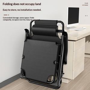 <span class=keywords><strong>Silla</strong></span> Reclinable Plegable para Descanso, Diseño Moderno y Simple, Estructura Metálica, <span class=keywords><strong>Silla</strong></span> Portátil para <span class=keywords><strong>Playa</strong></span> y Exteriores con <span class=keywords><strong>Respaldo</strong></span> para el Hogar - Product Image 4