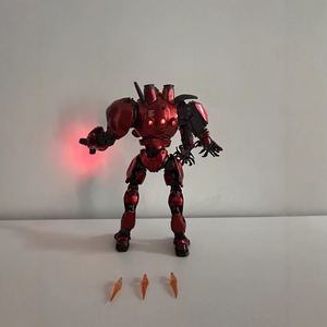 Nouvelle édition 2025 du robot articulé en PVC Mecha Plating <span class=keywords><strong>Storm</strong></span> Red Luminous Edition - Product Image 3