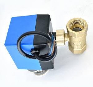 DN15 pirinç elektrik küresel vana 2-Way motorlu su gaz yağ-fan Coil için yüksek sıcaklık Solenoid güç ile OEM özelleştirilebilir - Product Image 2