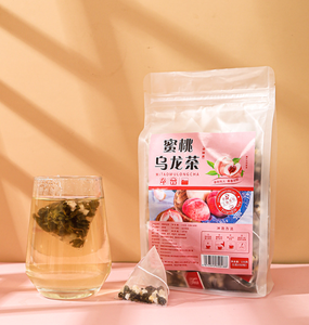 TZ012 Paquet personnalisé Thé détox naturel, minceur, mélanges de tisanes en vrac Thé oolong à la pêche - Product Image 5