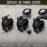 Bobine de câble à fibre optique tactique 100m étanche MPO 12C pour événements en direct OEM ODM personnalisée