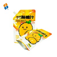 Feiao – Sachet Doypack personnalisé imprimé avec bec verseur pour boissons, jus, lait et liquides – Réutilisable