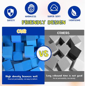 Wanfeng nhà máy của mềm chơi Cube bọt-trampoline miếng bọt biển nhảy bọt Pit khối ngoài trời sử dụng nguồn cung cấp mật độ cao đồ nội thất bọt - Product Image 6