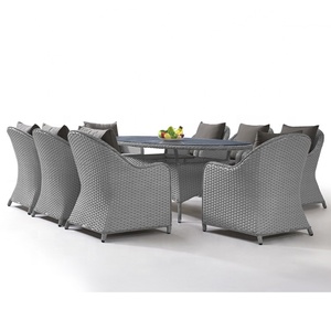 Meubles En Osier rotin Extérieur de Restaurant <span class=keywords><strong>Salle</strong></span> À <span class=keywords><strong>Manger</strong></span> Chaises de Jardin <span class=keywords><strong>Ensemble</strong></span> - Product Image 4