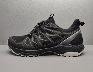 Zapatos de senderismo de cuero antideslizantes transpirables para hombre, botas de corte bajo, suela vibrante, verano, exterior, senderismo, caminar térmico - Product Image 2