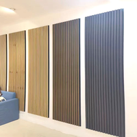 MDF Akustik Panel Ses Yalıtımlı Yangına Dayanıklı Dekoratif Panel Modern Tasarım Yüksek Gürültü Azaltma Oturma Odası Mutfak Otel