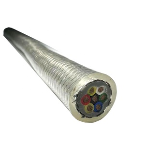 Trong Suốt CNC Thiết Bị Đặc Biệt Xoắn Cặp Cáp Được Che Chắn PVC Cách Nhiệt Kéo Chuỗi Cáp <span class=keywords><strong>Polyurethane</strong></span> Cho Trên Không 100M - Product Image 4