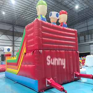 <span class=keywords><strong>Castillo</strong></span> Inflable Comercial con Tobogán, Temática de <span class=keywords><strong>Mario</strong></span> <span class=keywords><strong>Bros</strong></span>, para Fiestas y Parques de Diversiones - Product Image 4