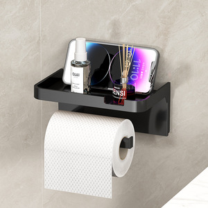 Support mural minimaliste pour <span class=keywords><strong>papier</strong></span> <span class=keywords><strong>toilette</strong></span> et porte-serviettes en plastique, idéal pour la maison - Vente transfrontalière à succès - Product Image 1