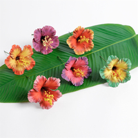Couronne de fleurs artificielles en mousse Hibiscus Hawaïen pour cheveux, idéale pour mariage et fête