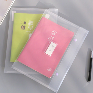 Phổ biến A4 rõ ràng <span class=keywords><strong>PP</strong></span> nhựa <span class=keywords><strong>Snap</strong></span> Nút không thấm nước tập tin tài liệu thư mục với tái sử dụng Phong Bì Túi - Product Image 3