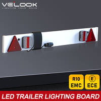 Panneau d'éclairage LED pour remorque VELOOK, homologué ECE, 12V 24V, feux arrière LED pour remorque