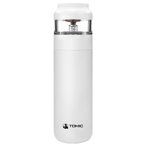 TOMIC Tasse séparatrice de thé en acier inoxydable 304, isolée sous vide, portable, pour voyage, avec infuseur, style Kung Fu - Product Image 5