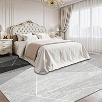 Tapis persan en polyester, fabriqué à la machine, rembourré, lavable, antidérapant, à poils ras, adapté aux animaux domestiques, impression personnalisée, tapis de salon