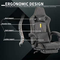 Chaise de jeu OEM économique en gros, chaise d'ordinateur pour le gaming, chaise de jeu à dossier haut avec base en acier réglable pour les utilisateurs à domicile